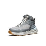 Women's Synchro Waterproof Work Boot (Carbon Toe)  |  Steel Grey/Gum