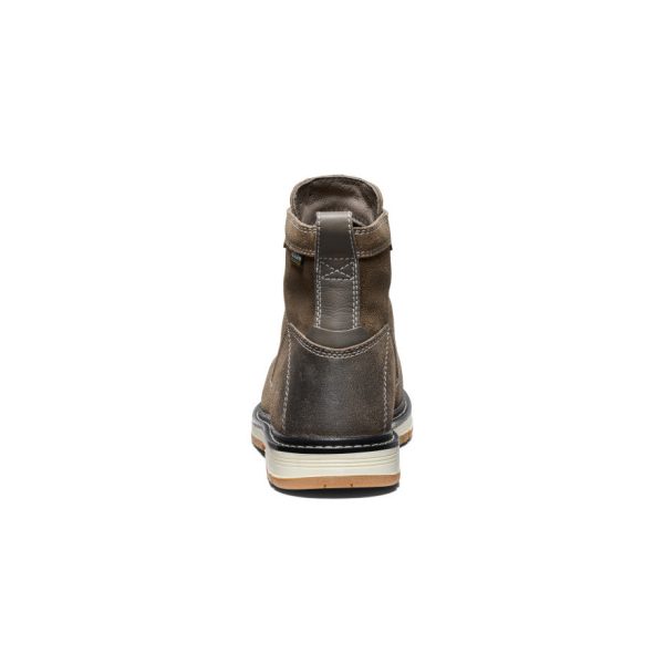 Women's San Jose 6 Waterproof 90?? Heel Boot (Aluminum Toe)  |  Steel Grey/Gum