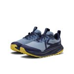 Women's Roam Waterproof Trail Running Shoe  |  Faded Denim/Lemon Grass