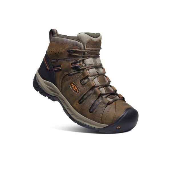 Men's Flint II Waterproof Mid (Soft Toe) | Black Olive/Brindle
