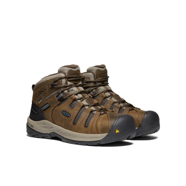 Men's Flint II Waterproof Boot (Steel Toe)  |  Cascade Brown/Orion Blue