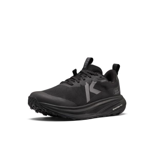 Women's Roam Waterproof Trail Running Shoe  |  Black/Black