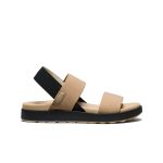 Women's Elle Backstrap Sandal Wide | Cornstalk/Black