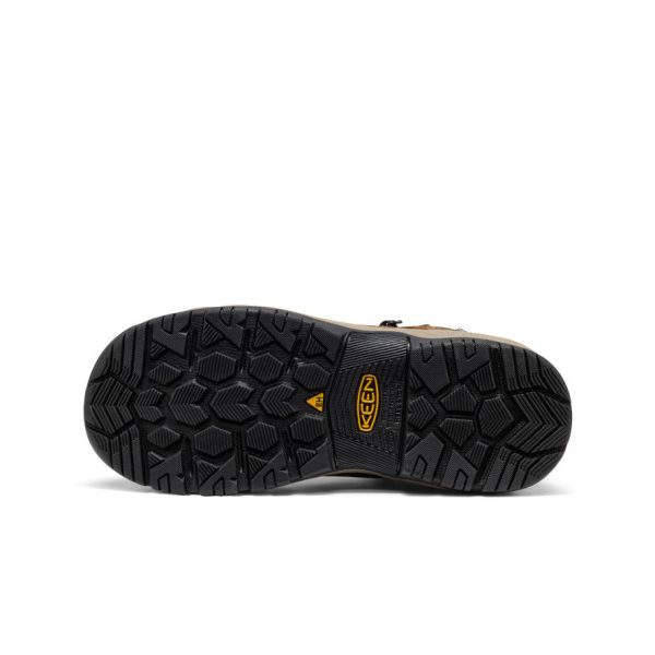 Women's Skokie Waterproof Work Boot (Carbon Toe)  |  Bison/Black