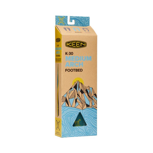 Women's Outdoor K-30 Medium Arch Insole | Blue