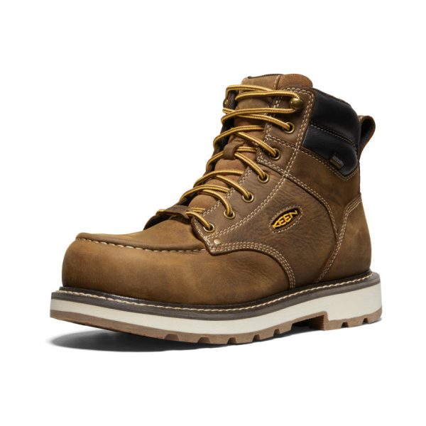 Men's Cincinnati 6 Waterproof 90° Heel Boot (Carbon Toe)  |  Belgian/Sandshell
