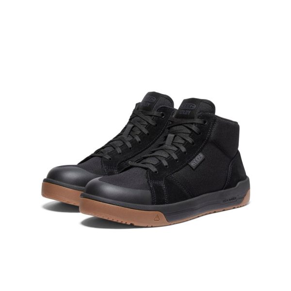 Men's Kenton Mid Work Shoe (Carbon Toe)  |  Black/Gum