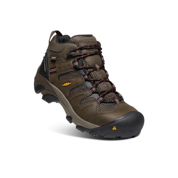 Men's Lansing Mid Waterproof (Steel Toe)  |  Cascade Brown/Brindle