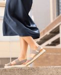 Women's Elle Backstrap Sandal  |  Cornstalk/Black