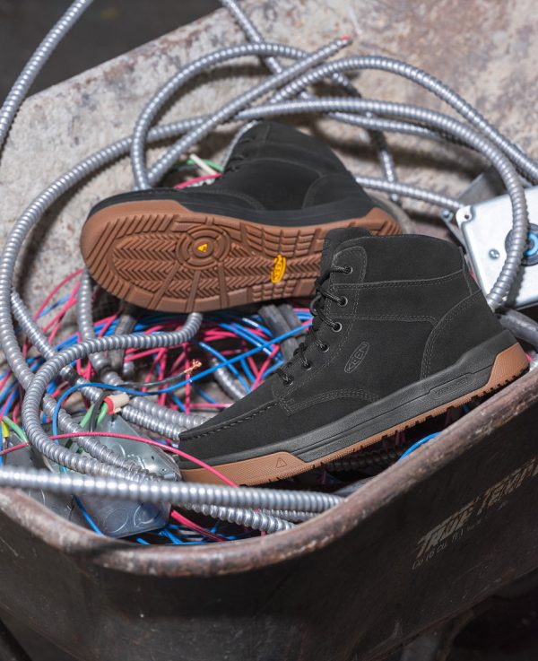 Men's Gibson Boot (Soft Toe)  |  Black/Gum