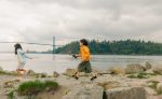 Big Kids' Seacamp II CNX | Naval Academy/Chartreuse
