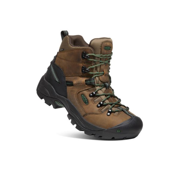 Men's Pittsburgh Energy 6 Waterproof Boot (Soft Toe)  |  Cascade Brown/Greener Pastures