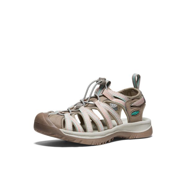 Women's Whisper  |  Taupe/Coral